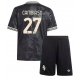 Juventus Andrea Cambiaso #27 Replike Rezervni Dres za djecu 2025-26 Kratak Rukav (+ Kratke hlače)